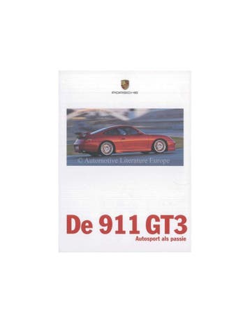 1999 PORSCHE 911 GT3 BROCHURE NEDERLANDS, Boeken, Auto's | Folders en Tijdschriften, Nieuw, Porsche, Author