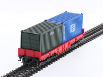 Schaal H0 Märklin Start Up 44700 Containerwagen van de DB.., Gebruikt, Overige typen, Ophalen of Verzenden, Analoog