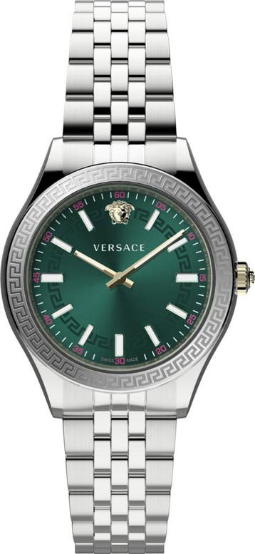 Versace VEHU01125 Hellenyium Lady dameshorloge 36 mm, Overige merken, Staal, Verzenden, Polshorloge