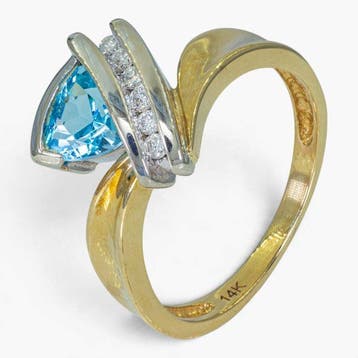 Zonder minimumprijs - Ring - 14 karaat HRD, Geel goud -, Sieraden, Tassen en Uiterlijk, Nieuw