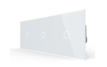 Livolo | Wit | touch | Dimmer Schakelaar – 3 Lichtknoppen, Ophalen of Verzenden, Nieuw, Schakelaar