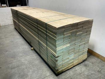 Veiling - 30x Vuren plank ruw 480x17,5x2,2cm, Doe-het-zelf en Verbouw, Hout en Planken, Nieuw