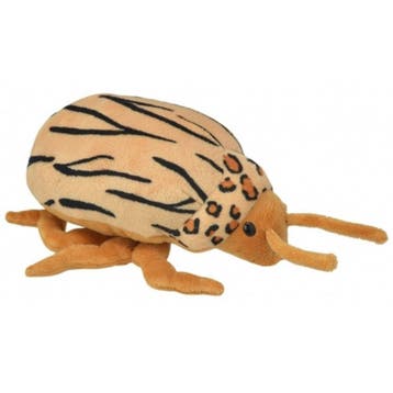 Wild Planet kever knuffel - pluche - bruin - 25 cm - insect, Verzenden, Nieuw
