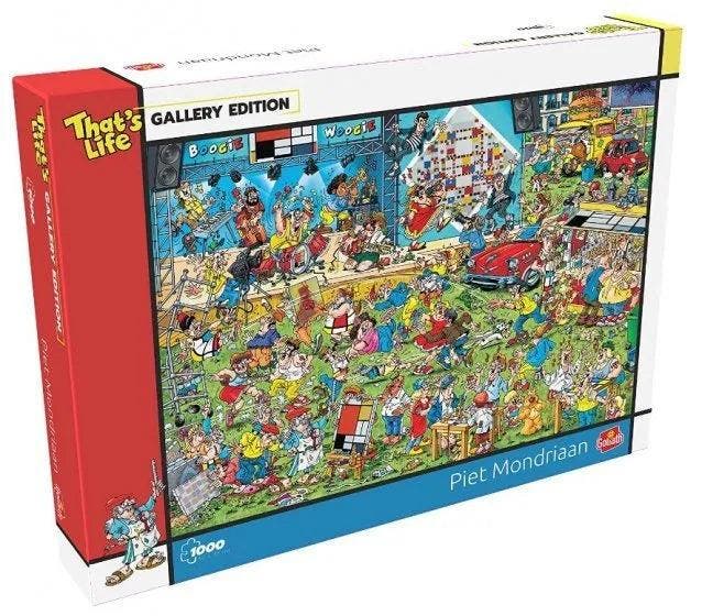 Thats Life Gallery Edition: Piet Mondriaan - 1000 Stukjes -, Hobby en Vrije tijd, Denksport en Puzzels, Nieuw, Verzenden
