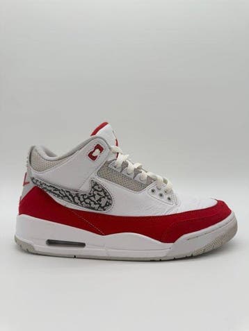 Nike - Jordan 3 Retro Tinker White University Red - Sneakers, Nieuw