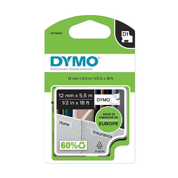 Dymo S0718060 / 16959 tape permanent polyester 12 mm, Computers en Software, Printerbenodigdheden, Printertape, Nieuw, Verzenden