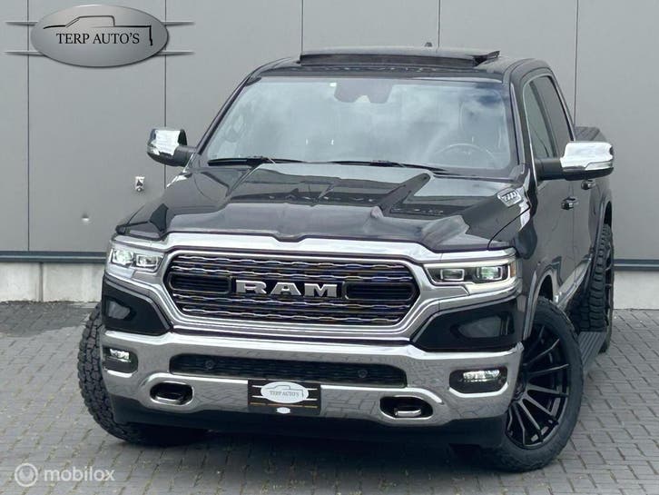 Dodge Ram 1500  | Financial Lease voor 818 p/mnd, Auto's, Dodge, Dealer onderhouden, Lease, Zwart, Automaat, Overige carrosserieën