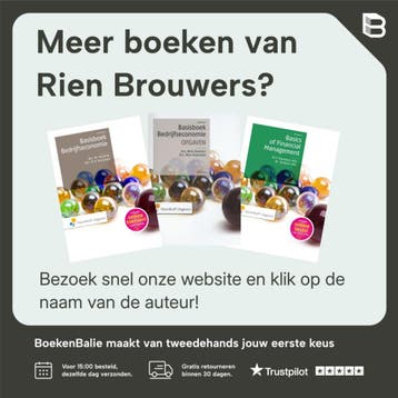 Basisboek bedrijfseconomie 9789001035174 Rien Brouwers, Verzenden, Zo goed als nieuw, Rien Brouwers