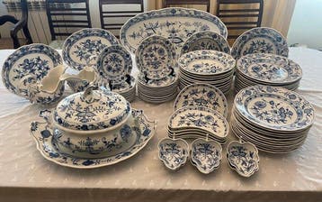 Meissen - Eetservies voor 12 (83) - Blue Onion