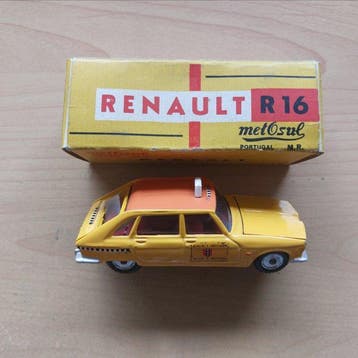 Metosul 1:43 - Modelauto - Renault R16 Taxi, Nieuw