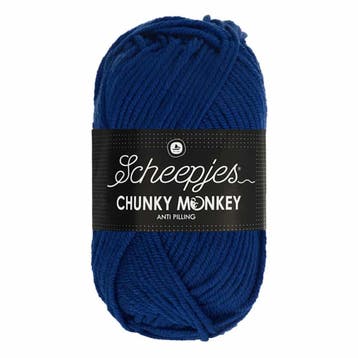 Scheepjes Chunky Monkey 100g - 1117 Royal Blue, Verzenden, Nieuw
