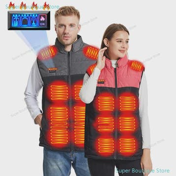 Verwarmd Vest Dames Heren - USB Elektrisch Verwarmbaar Padde, Verzenden, Nieuw