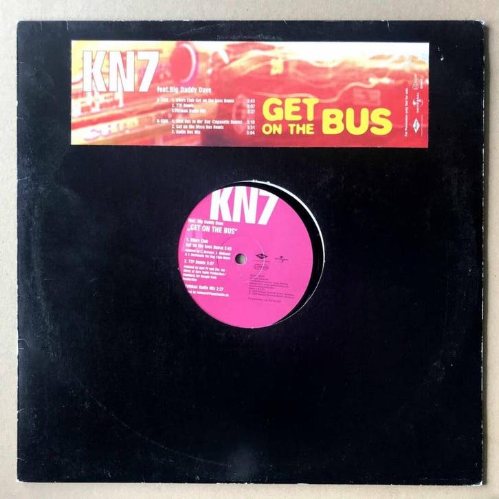 KN7 – Get On The Bus (12-Maxi-Single), Cd's en Dvd's, Vinyl Singles, Ophalen of Verzenden