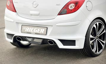Rieger achteraanzetstuk | Corsa D: 07.06-12.10 (tot Facelift, Verzenden, Nieuw, Opel