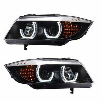 Angel eyes LED koplampen passend voor BMW 3 serie E90 en ..., Auto-onderdelen, Verzenden, Nieuw