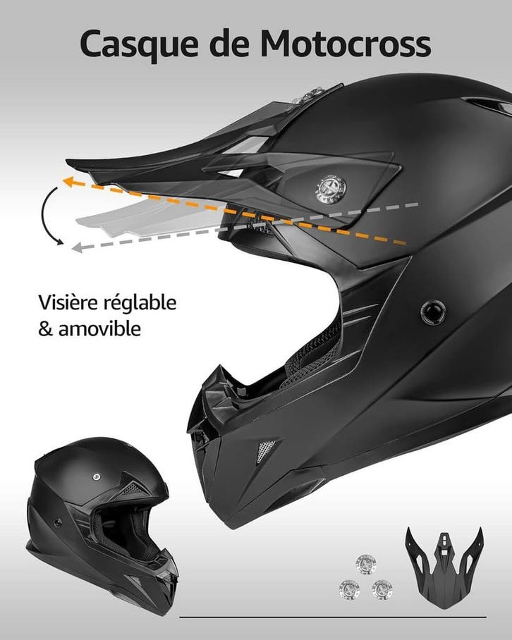 Crosshelm Fullface ECE 22.05 | Tweedekansje | OP=OP, Motoren, Kleding | Motorhelmen, Integraalhelm, Heren, Nieuw zonder kaartje