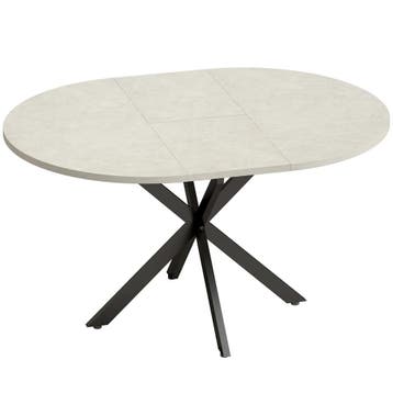 Uitschuifbare Eettafel Voor 4-6 Personen, Keukentafel In Ind, Verzenden, Nieuw