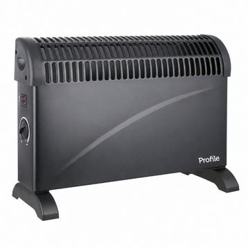 Profile Mistral Convectorkachel 2000W - Zwart, Verzenden, Nieuw