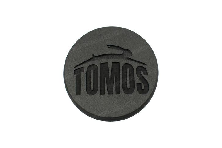 Tomos Afdekplaat met logo basic kickstartdeksel / vliegwi..., Fietsen en Brommers, Brommeronderdelen | Algemeen, Nieuw, Ophalen of Verzenden
