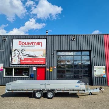 Hulco Medax 2 Plateauwagen 502x203 3000kg, Ophalen, Nieuw