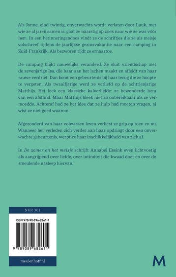 De zomer en het meisje 9789089682611 Annabel Essink, Verzenden, Zo goed als nieuw, Annabel Essink