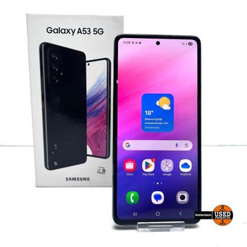 Samsung Galaxy A53, 6GB ram, 128GB opslag Zwart, Verzenden, Gebruikt