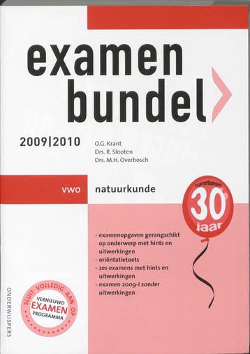 Examenbundel Natuurkunde Vwo 2009/2010 - O.G. Krant, Verzenden, Gelezen, O.G. Krant
