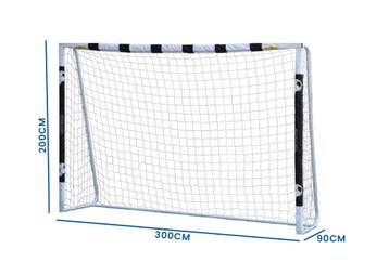 Voetbaldeur 300x200 Wit | A-kwaliteit | Beste Prijs, Sport en Fitness, Voetbal, Maat XS of kleiner, Ophalen of Verzenden, Nieuw