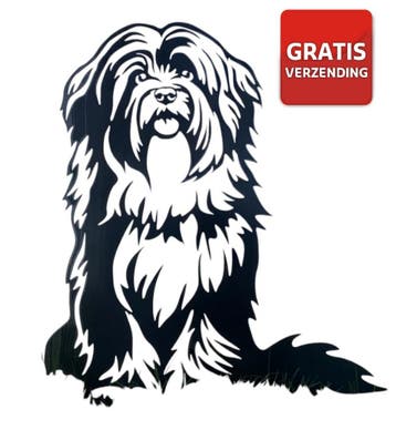 Tuindecoratie Tibetaanse terriër groot | 82.8 cm 57.9 cm, Verzenden, Nieuw