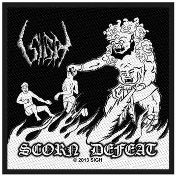 Sigh - Scorn Defeat - patch officiële merchandise, Verzenden, Nieuw, Kleding