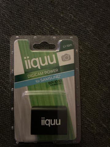 Samsung BP-1030 Accu – iiquu Digicam Power – Nieuw, Verzenden, Nieuw, Oplaadbaar