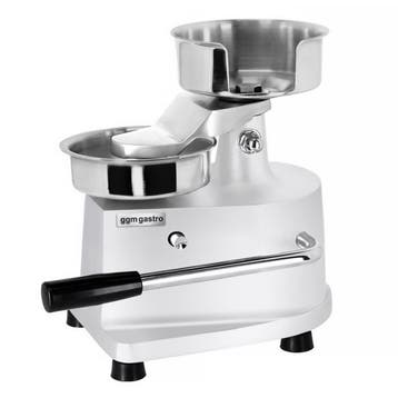 GGM Gastro | Hamburgerpers handmatige - Ø 130mm - RVS |, Verzenden, Nieuw in verpakking, RVS Meubilair