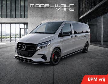 Zakelijke Lease |  Mercedes-Benz Vito 116 CDI L3 DC 5-pers |, Automaat, Gebruikt, Zwart, Diesel