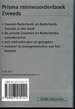 Prisma miniwoordenboek Zweeds / Prisma mini woordenboeken, Boeken, Verzenden, Gelezen