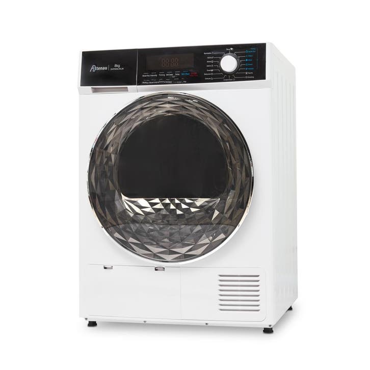 Altenau Dhp80nlwl28 Warmtepompdroger – 8 Kg – 16 Programma’s, Witgoed en Apparatuur, Wasdrogers, Nieuw, Voorlader, 85 tot 90 cm