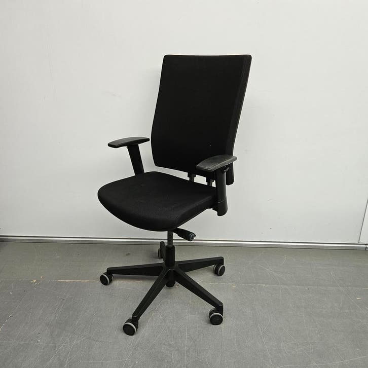 Lensvelt bureaustoel - zwarte stoffering, Huis en Inrichting, Bureaustoelen, Ophalen of Verzenden