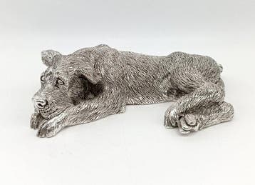 Figuur - Cane - verzilverd