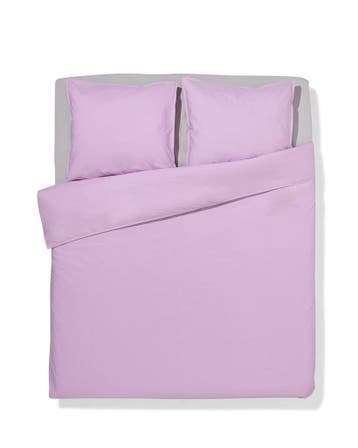HEMA Dekbedovertrek 240x200/220cm hotel katoen percal lila, Verzenden, Nieuw
