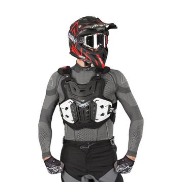 Borstbeschermer Leatt 4.5 (Zwart, Bodyprotectors), Verzenden, Nieuw