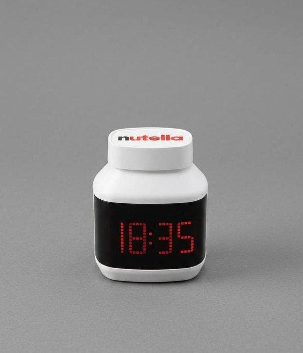 Kan - Nutella-wekkerradio - beperkte editie, werkend -, Antiek en Kunst, Antiek | Keukenbenodigdheden