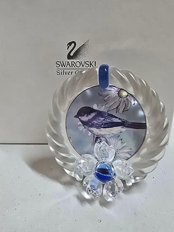Swarovski - Beeldje - Picture Frame Blue Flower - 207892 -