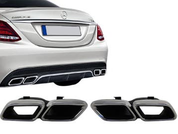 Uitlaatsierstukken | voor AMG diffuser | geschikt voor Merce, Verzenden, Nieuw, Mercedes-Benz