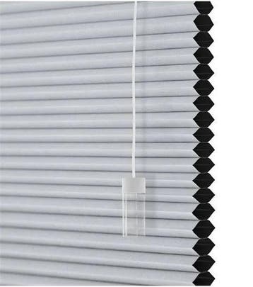 Veneta Plisse gordijnen, lichtgrijs, B x H 2250x1205 mm, Ophalen, Nieuw