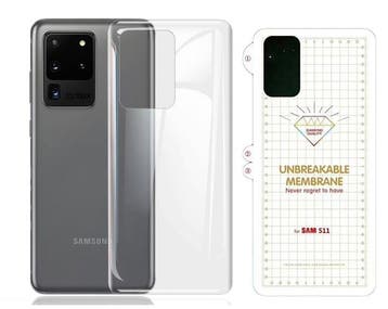 Galaxy S20 Plus Premium 3D Curved Folie Achterkant Protector, Ophalen of Verzenden, Nieuw