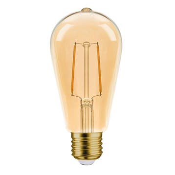 LEDmaxx LED Rustieklamp ST64 E27 2W 200lm 2200K Goud Niet..., Ophalen of Verzenden, Nieuw