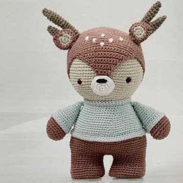 Amigurumi pakket Becca hertje Basis, Ophalen of Verzenden, Nieuw, Breien of Haken, Wol of Garen