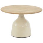June lounge tuintafel hoogglans keramiek creme 60xH40 cm 4, Tuin en Terras, Tuintafels, Ophalen of Verzenden, Nieuw