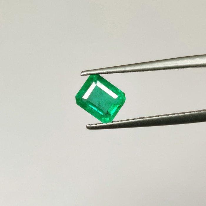 Groen Smaragd - 1.51 ct - International Gemological, Sieraden, Tassen en Uiterlijk, Edelstenen