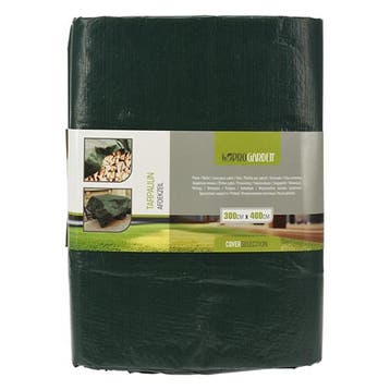 Afdekzeil | Gardalux | 3 x 4 meter (100 gr/m2, Groen), Verzenden, Nieuw