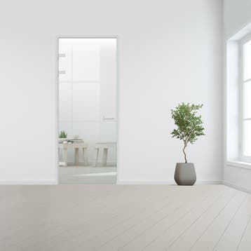Glazen binnendeur XL voor opdek kozijn aluminium beslag-Link, Ophalen of Verzenden, Nieuw